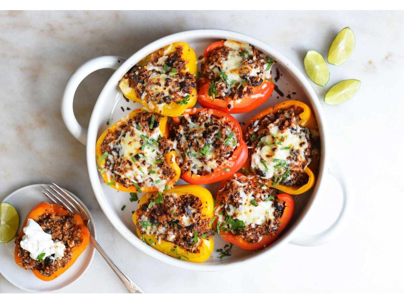 Quinoa stuffed peppers recipe